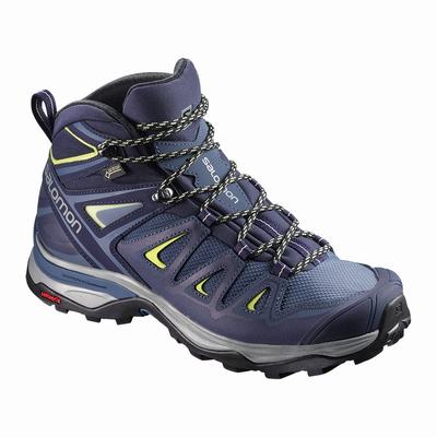 Salomon X ULTRA 3 MID GORE-TEX - Naisten Vaelluskengät - Sininen